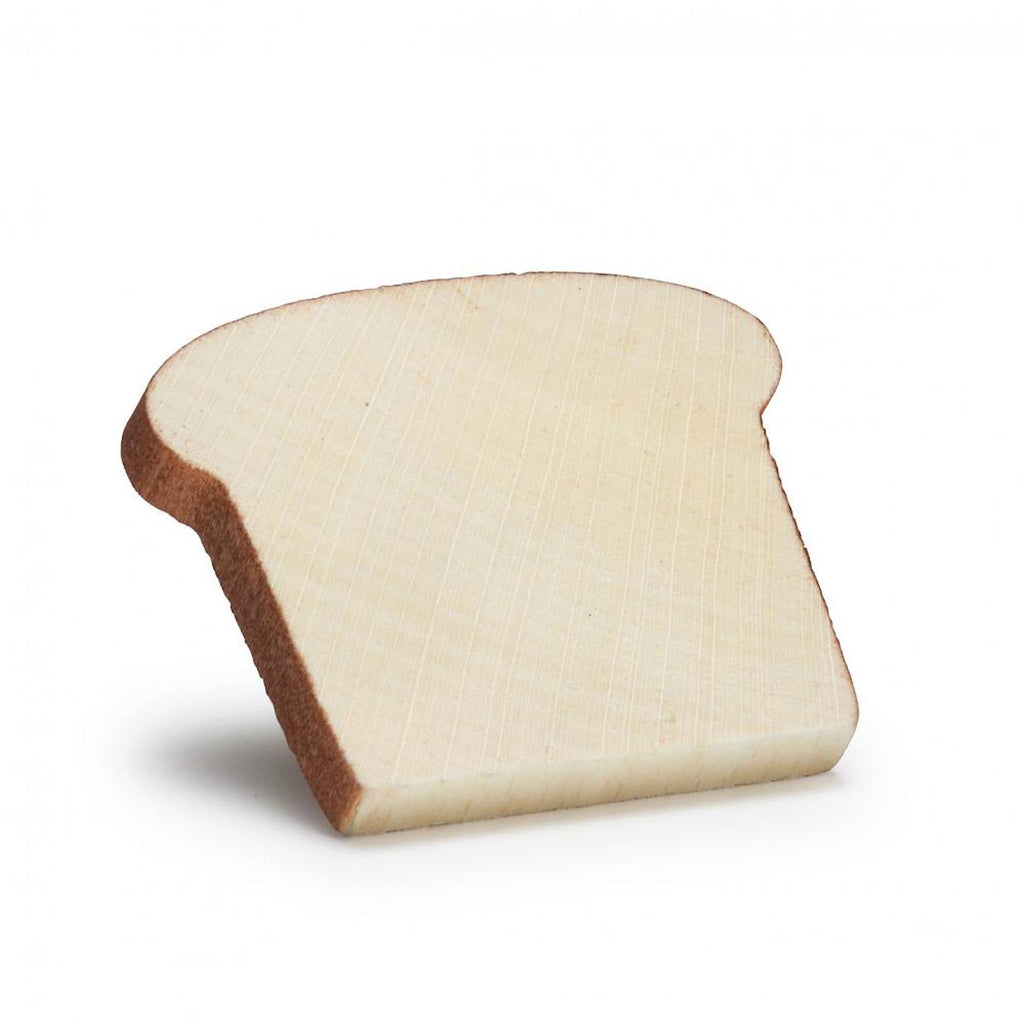 Tranche de pain de mie beige