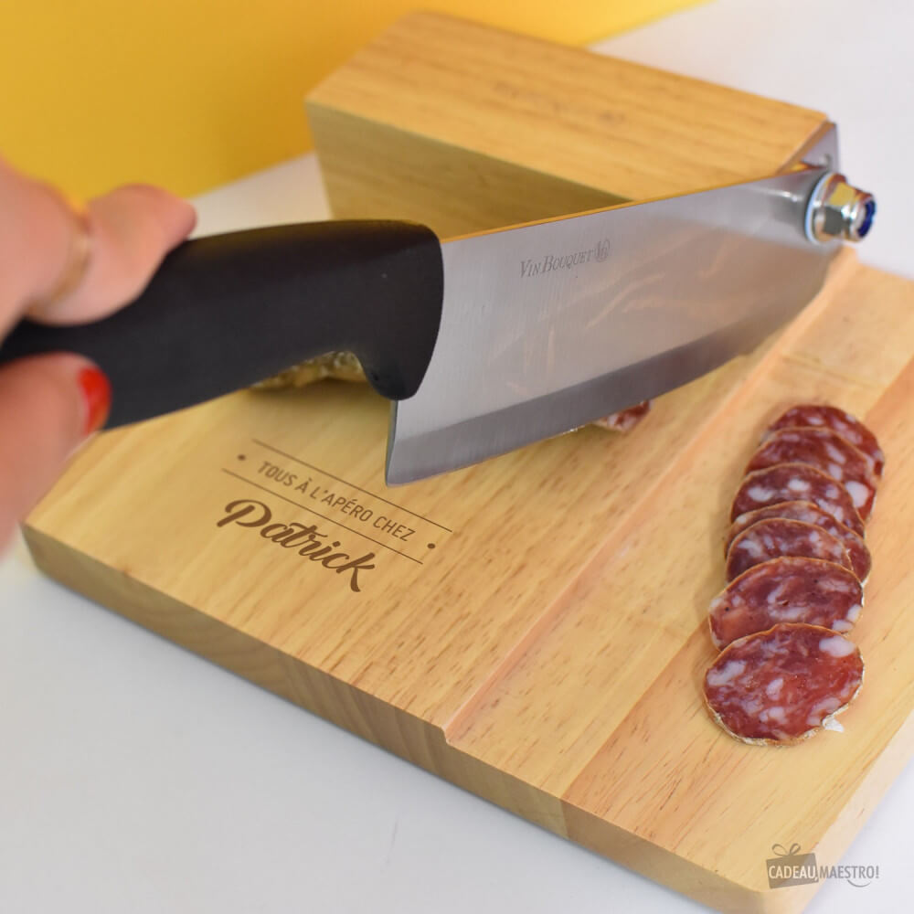 Trancheuse de Cuisine à Personnaliser - Guillotine à Saucisson CadoMaestro