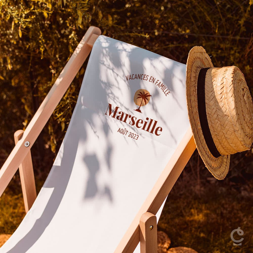 Transat en Bois à Personnaliser - Transat Personnalisé