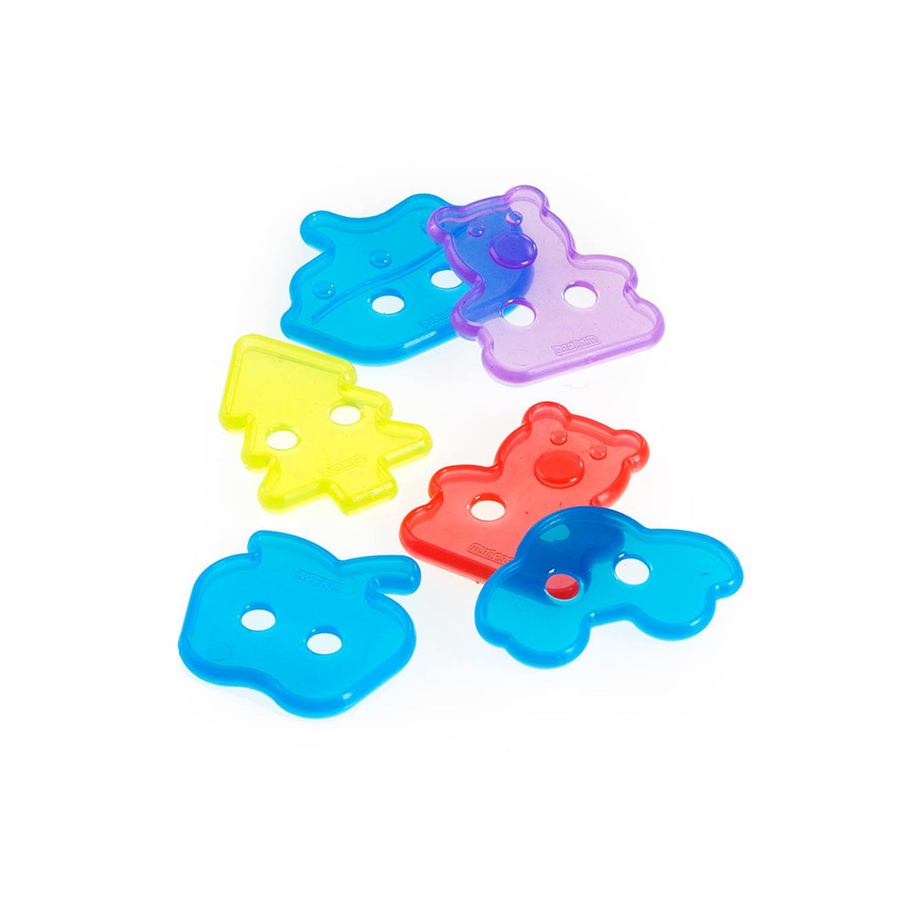 Translucent activity figures bleu