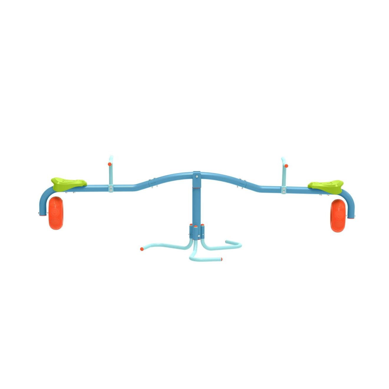 Trébuchet spiro spin cyclone métal bleu - rouge - vert