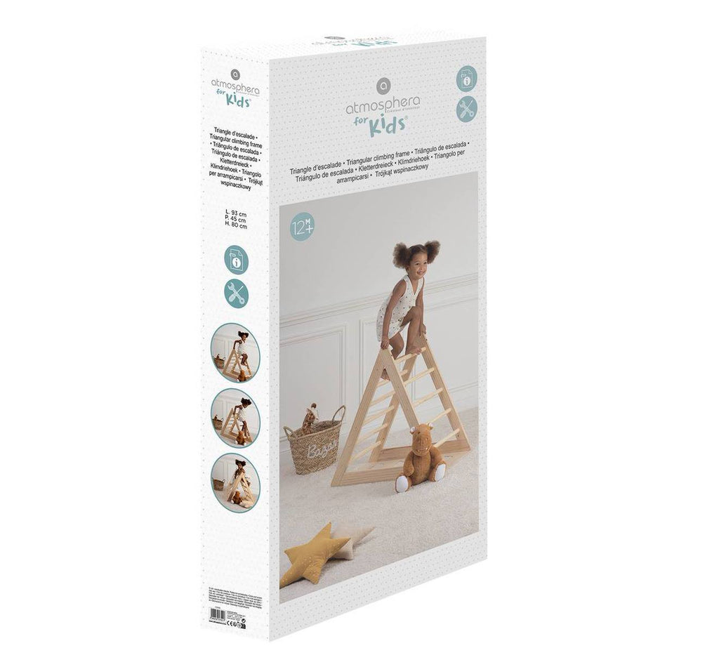 Triangle d'escalade enfant beige
