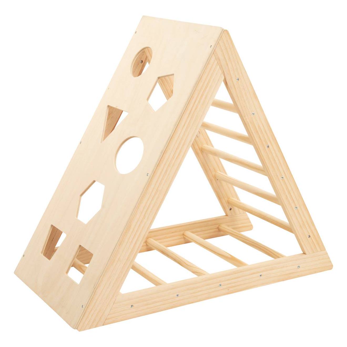 Triangle d'escalade enfant beige
