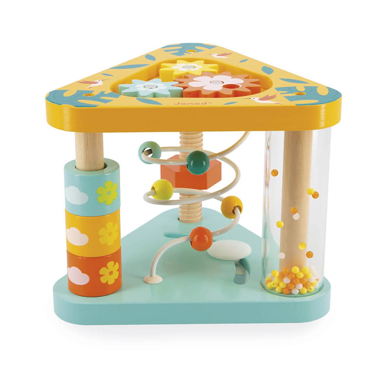 Triangle multi-activités tropik en bois FSC multicolore