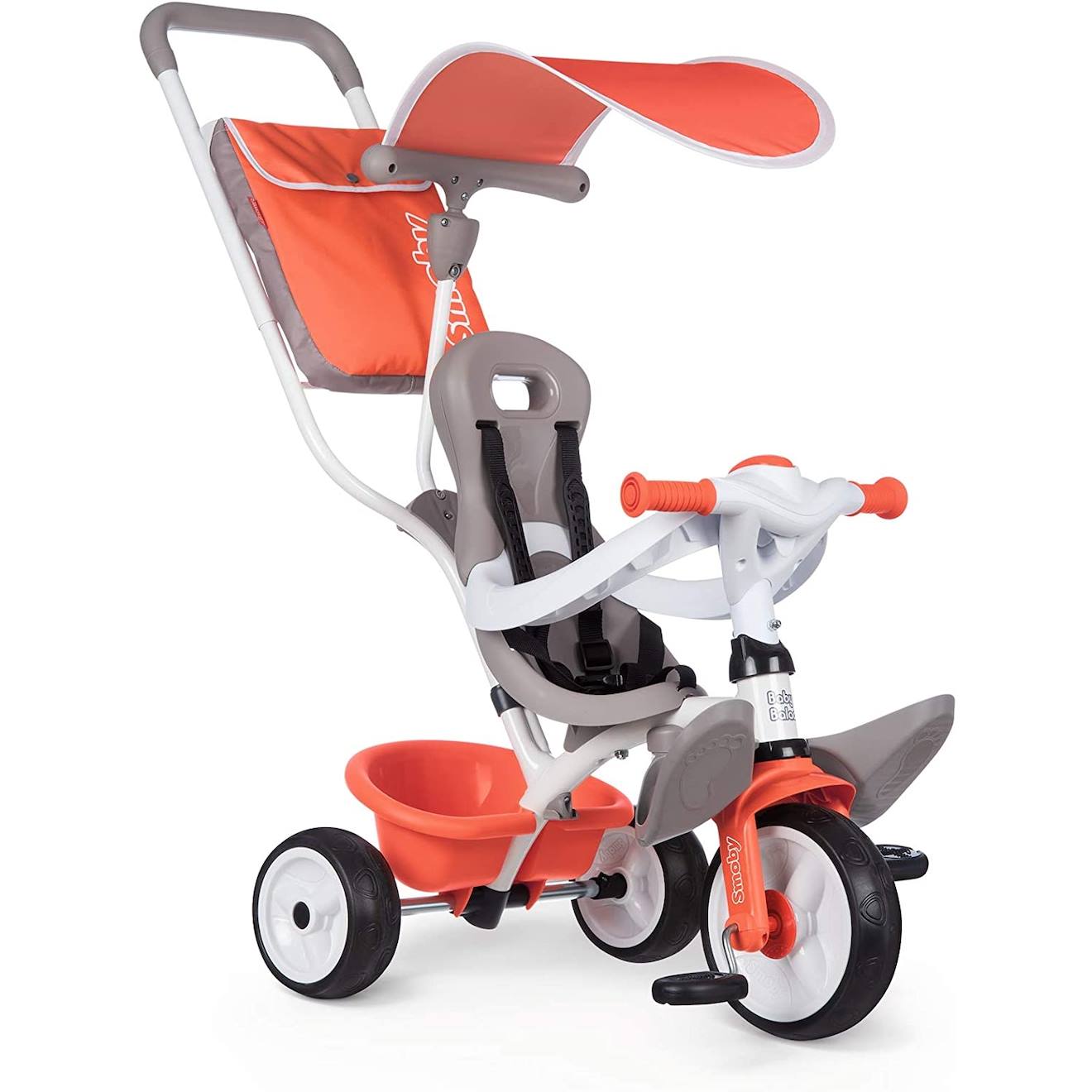 Tricycle baby balade orange et gris