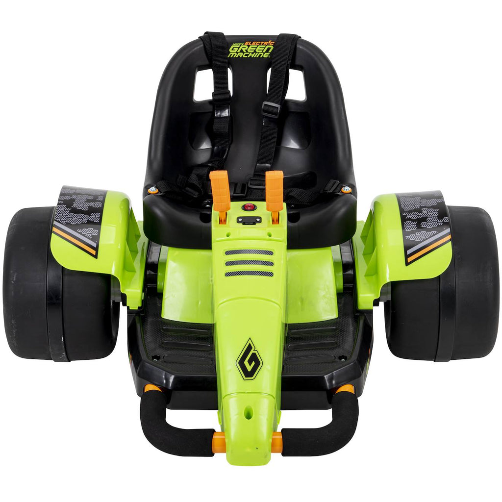 Tricycle enfant à piles green machine 360 vert