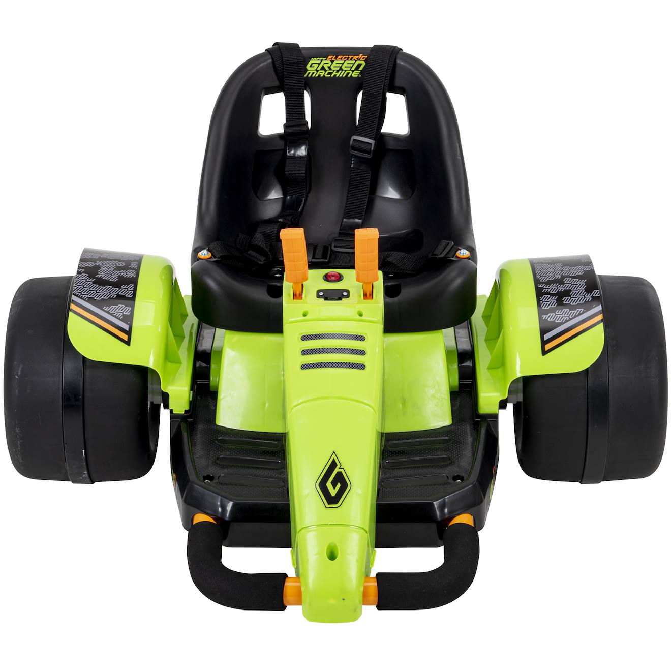 Tricycle enfant à piles green machine 360 vert