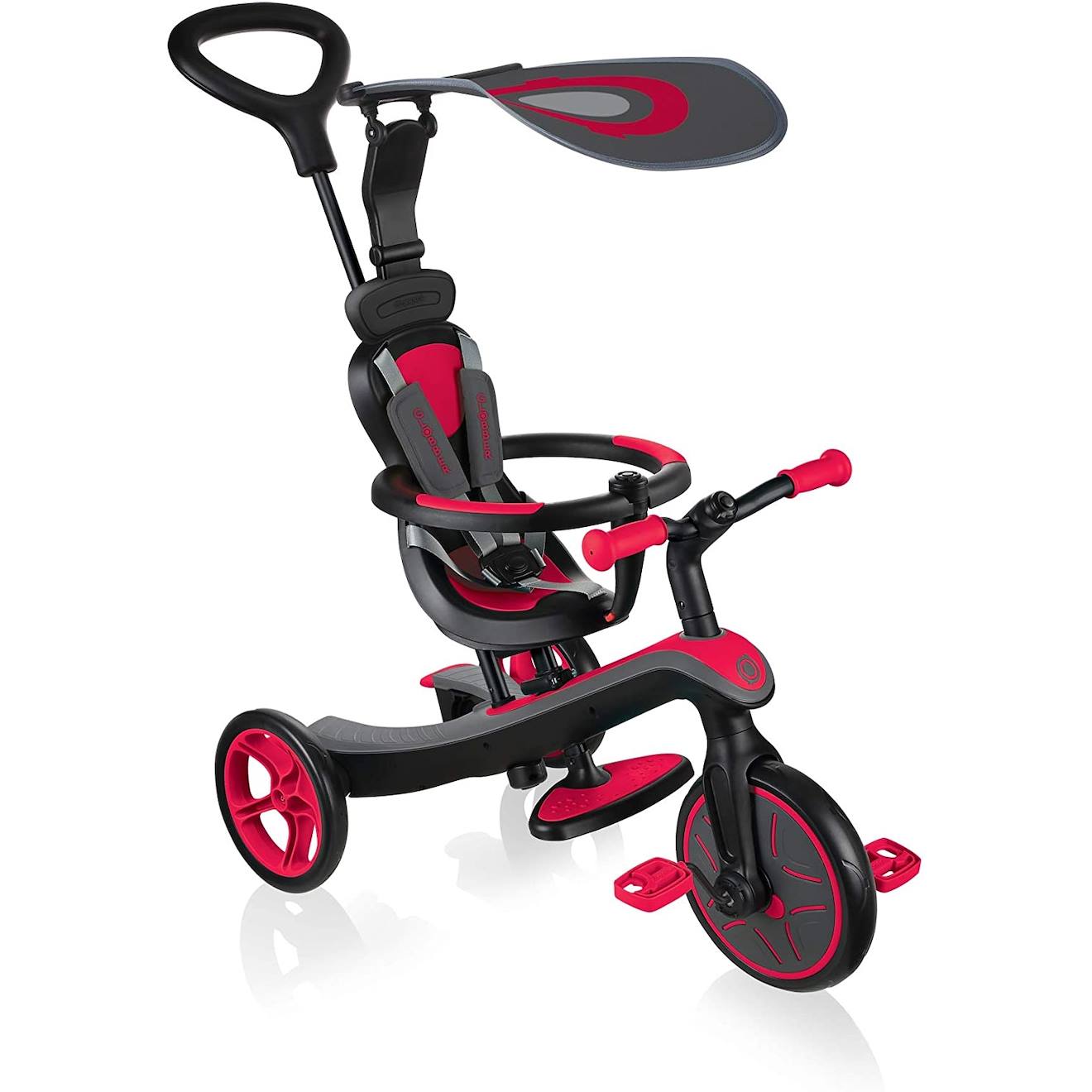 Tricycle et draisienne tout en un - trike explorer 4 en 1 rouge