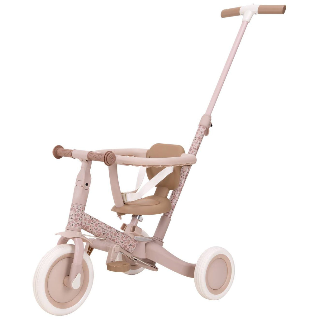 Tricycle évolutif 4 en 1 pour enfant rose