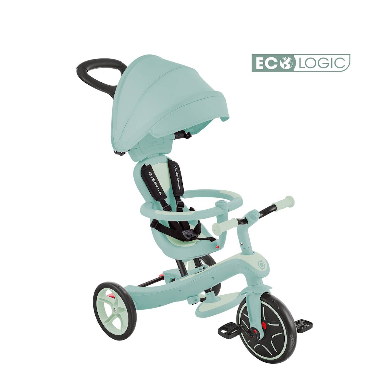 Tricycle évolutif explorer 4 en 1 deluxe eco vert pistache