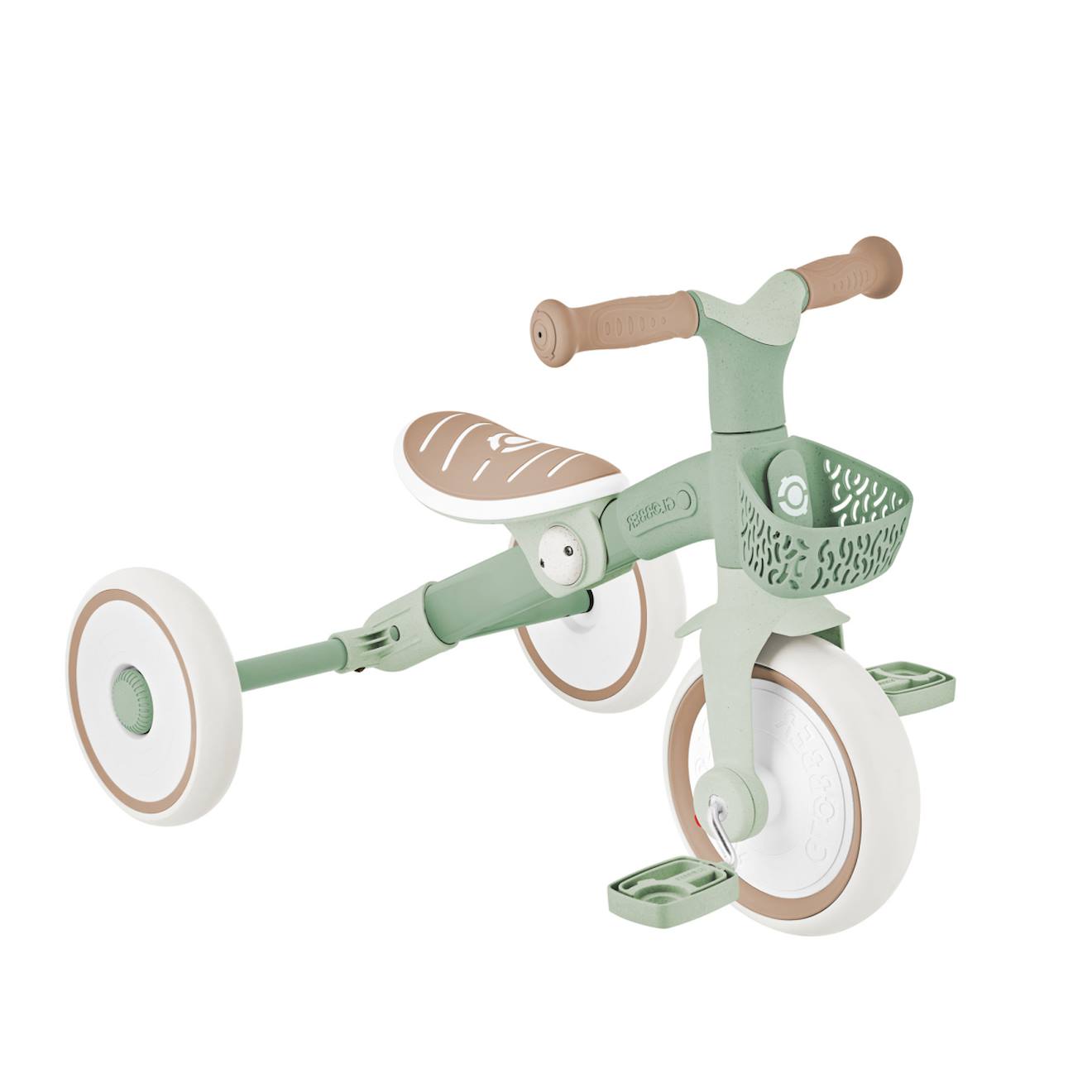 Tricycle learning 2 en 1 plus eco vert sauge