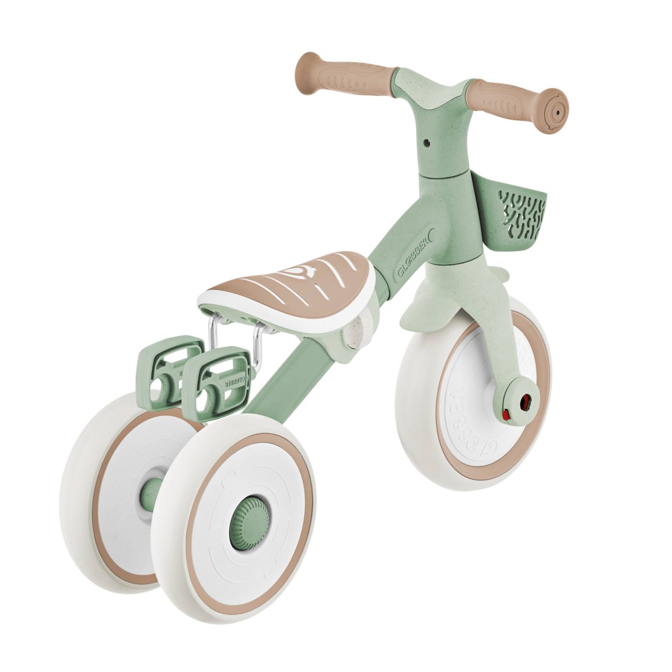 Tricycle learning 2 en 1 plus eco vert sauge