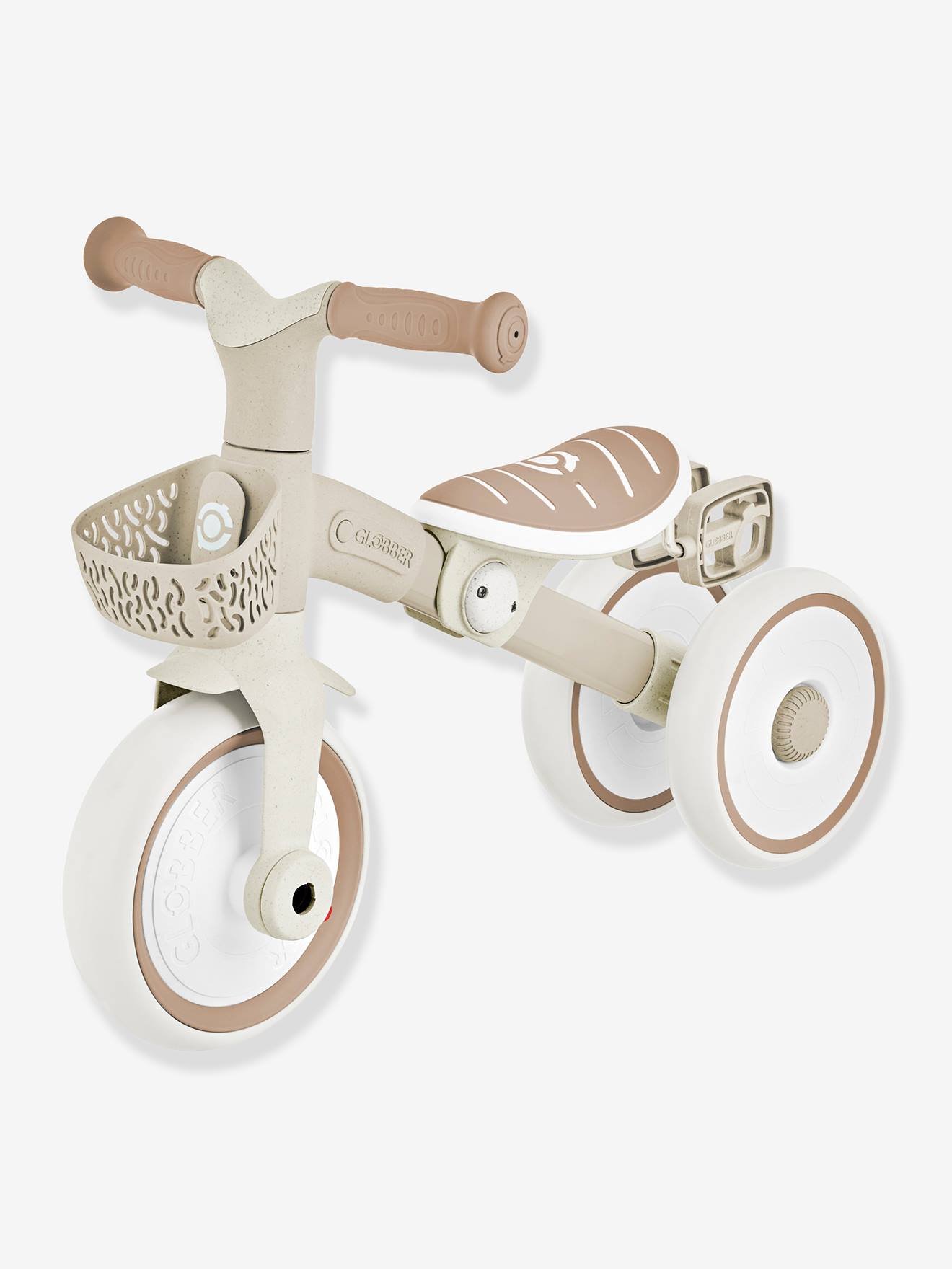 Tricycle learning 2-en-1 - taupe