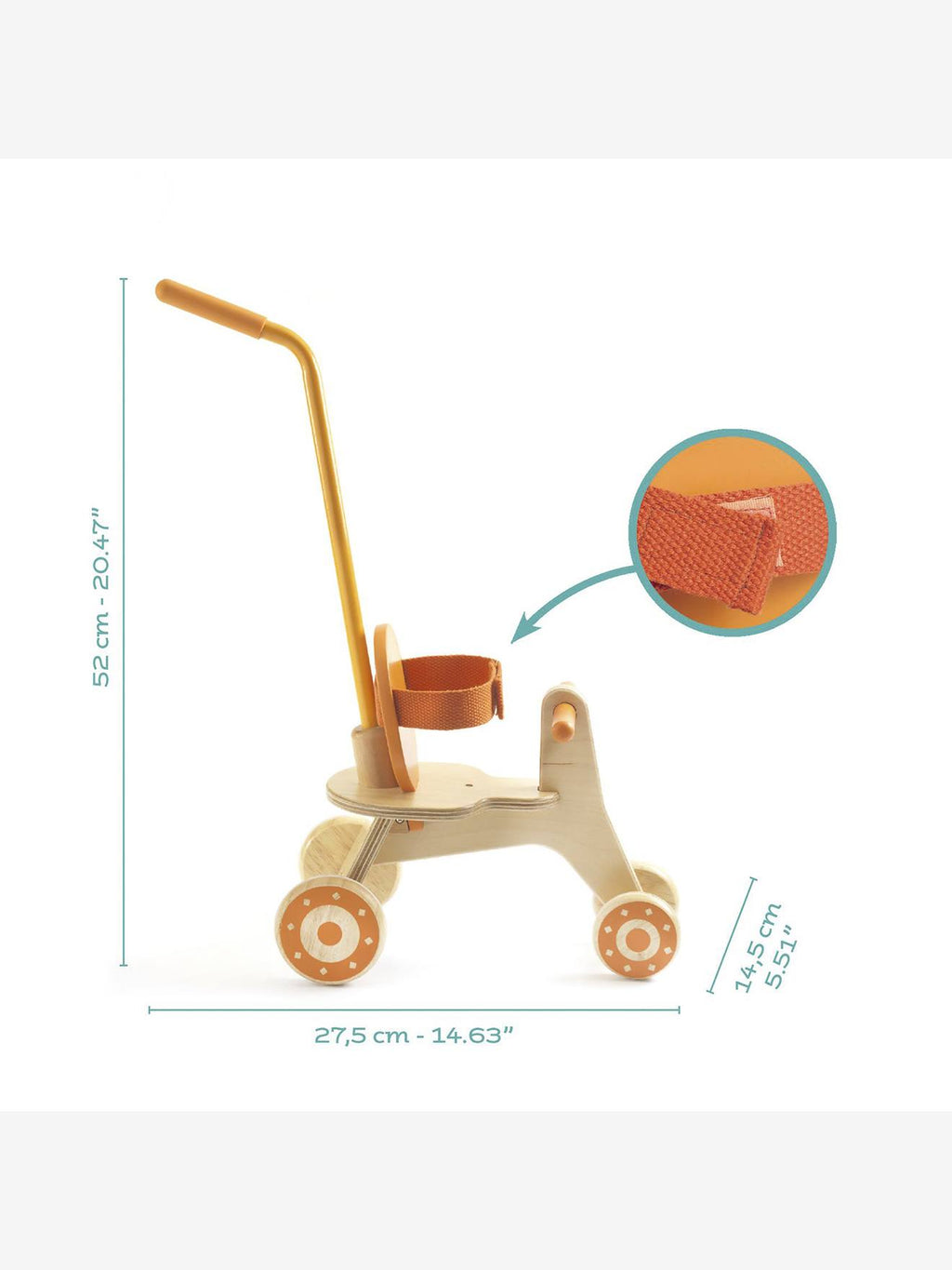 Tricycle poupon orange