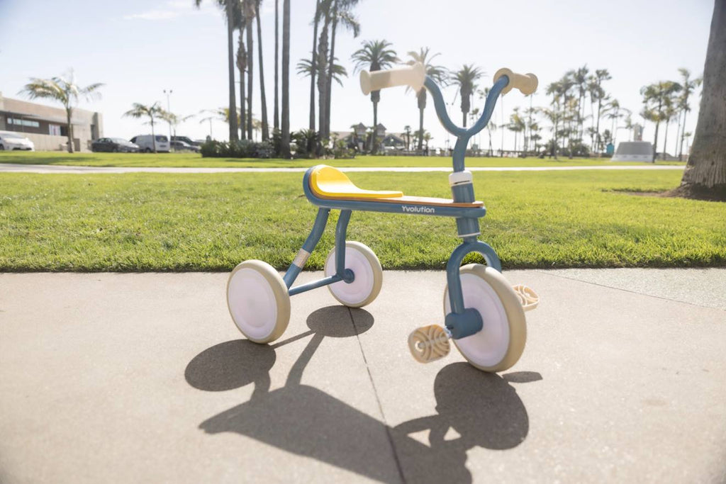 Tricycle vintage ergonomique classic trike bleu