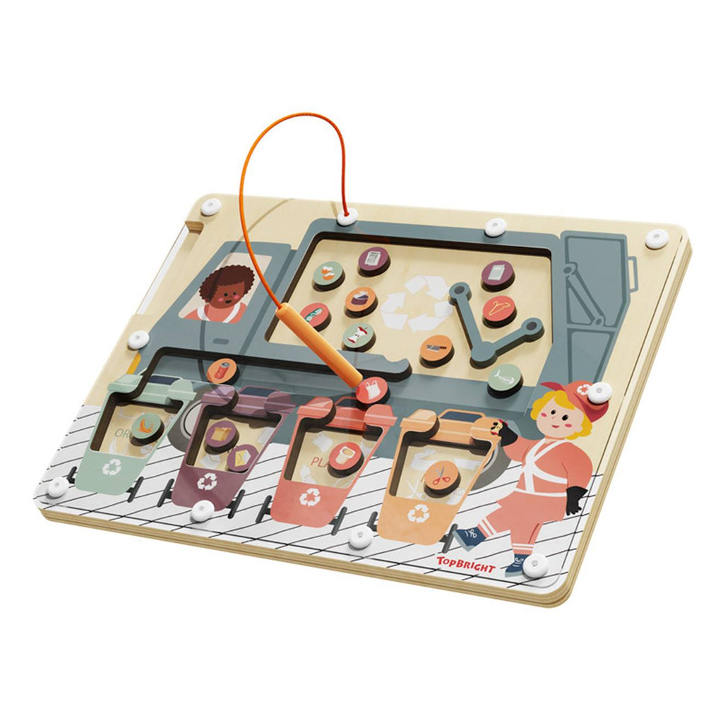 Trieur de déchets montessori multicolore