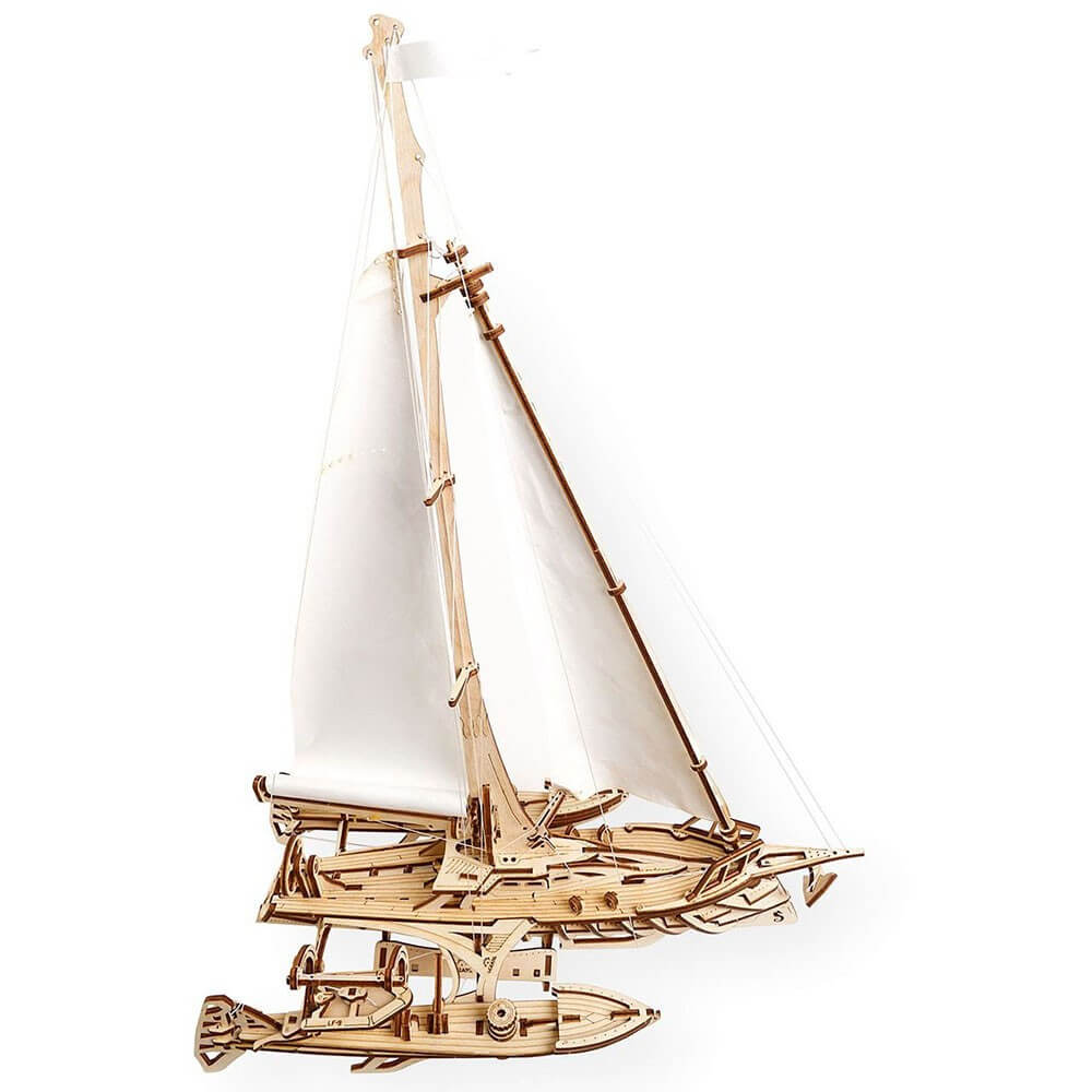 Trimaran en Bois à Monter - Maquette Bois Ugears