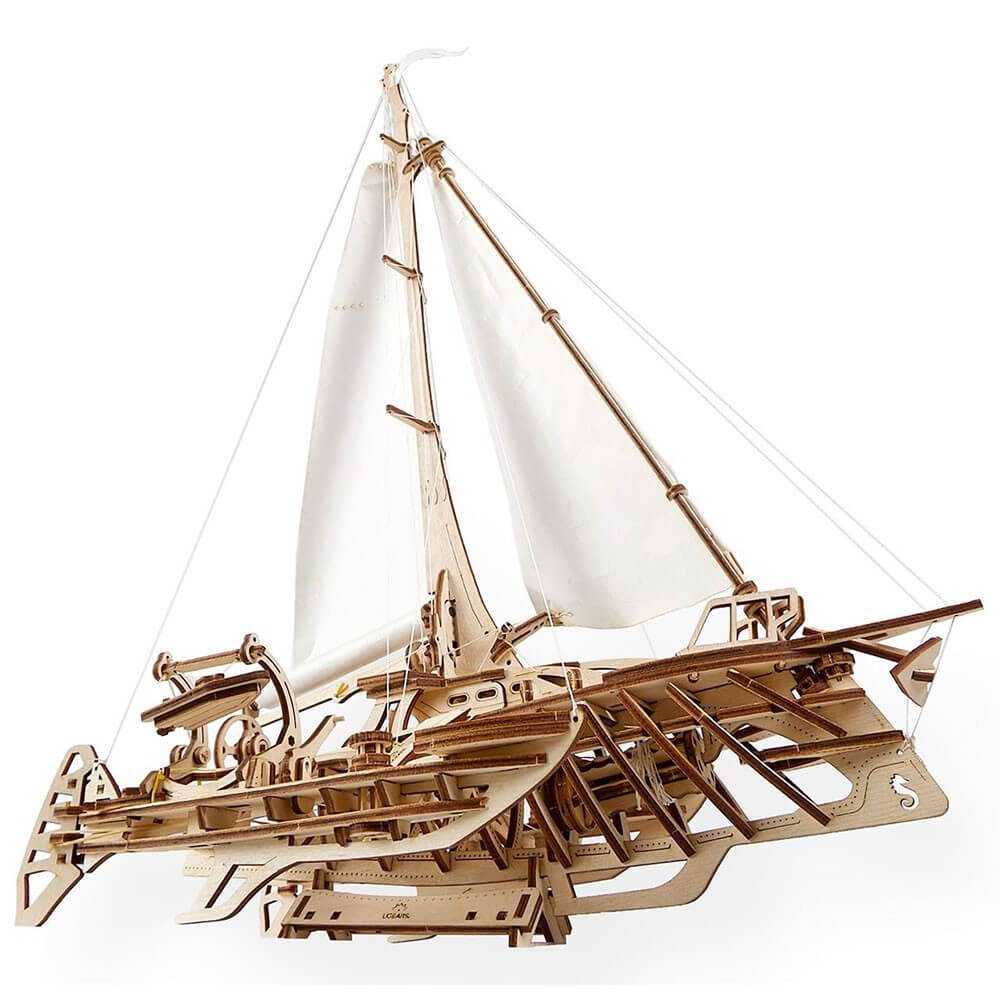 Trimaran en Bois à Monter - Maquette Bois Ugears