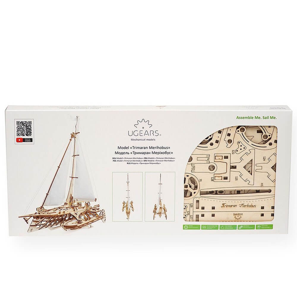 Trimaran en Bois à Monter - Maquette Bois Ugears