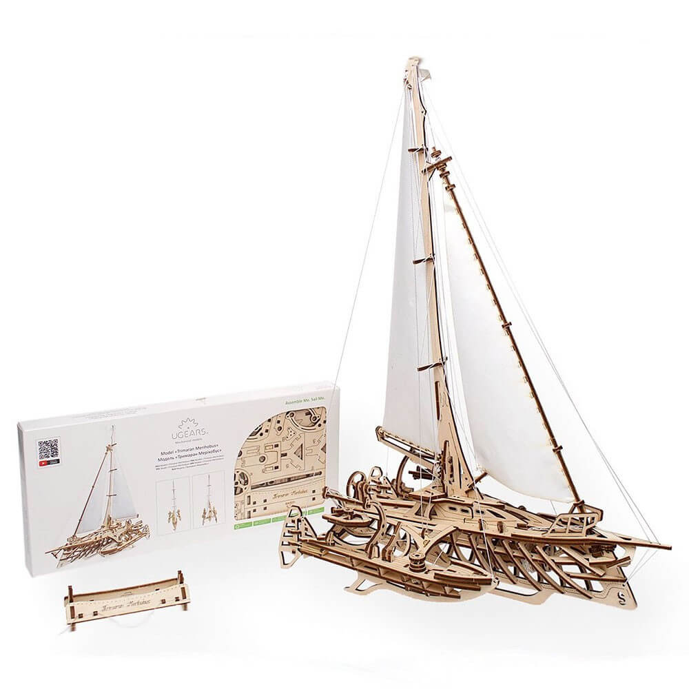 Trimaran en Bois à Monter - Maquette Bois Ugears