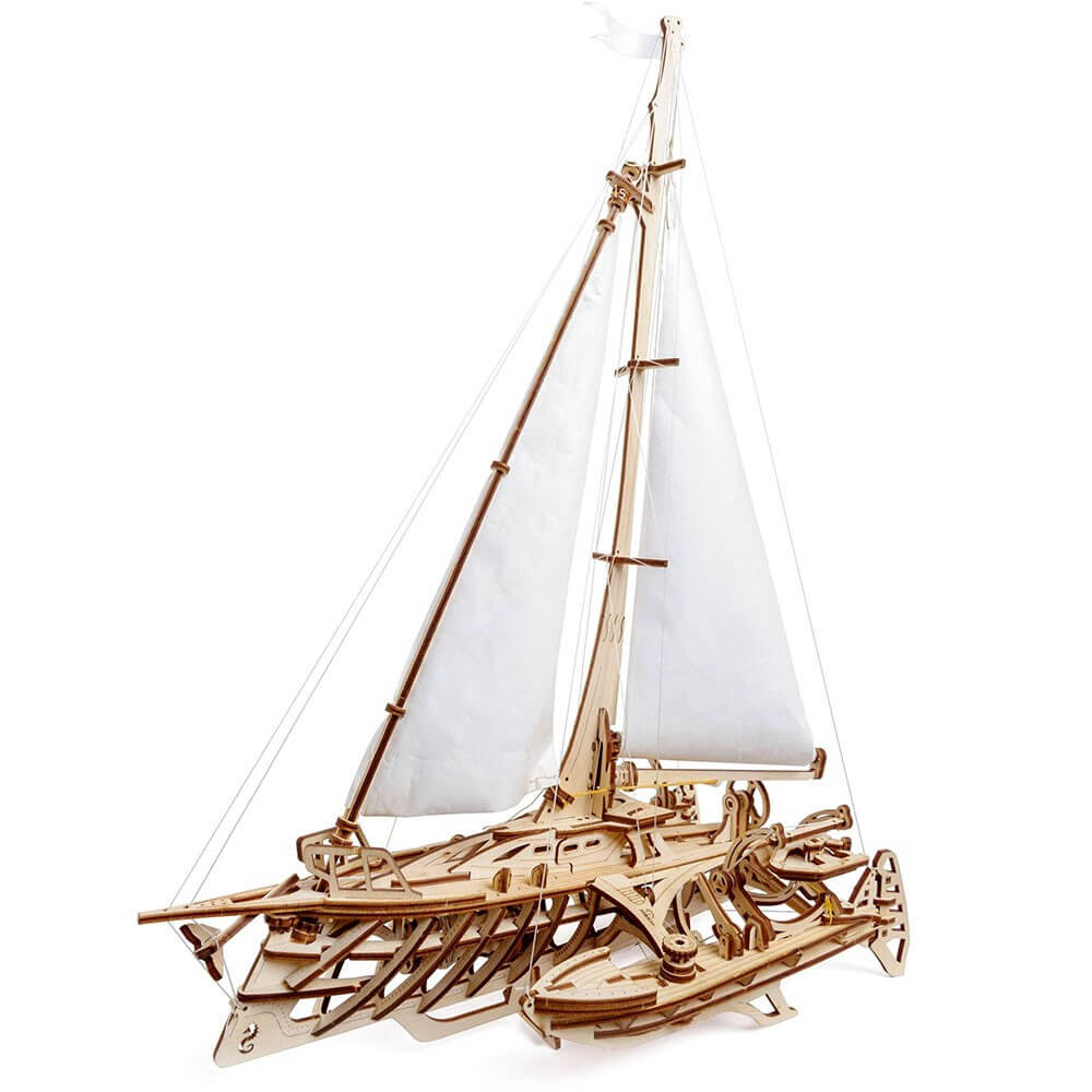 Trimaran en Bois à Monter - Maquette Bois Ugears