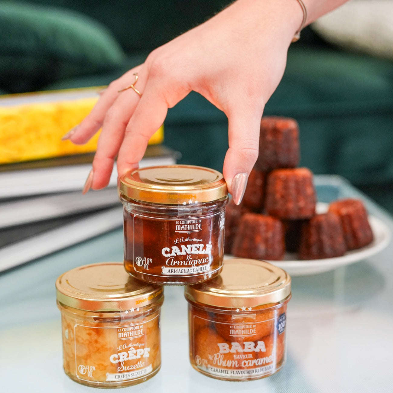 Baba au rhum caramel du coffret gourmand