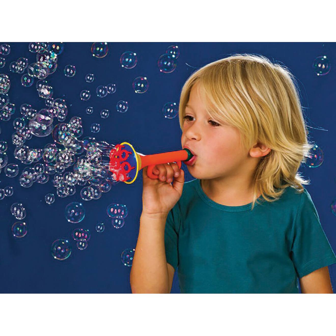 Trompette multi-souffleurs à bulles – jeu de plein air ludique pour créer des bulles de savon multicolore