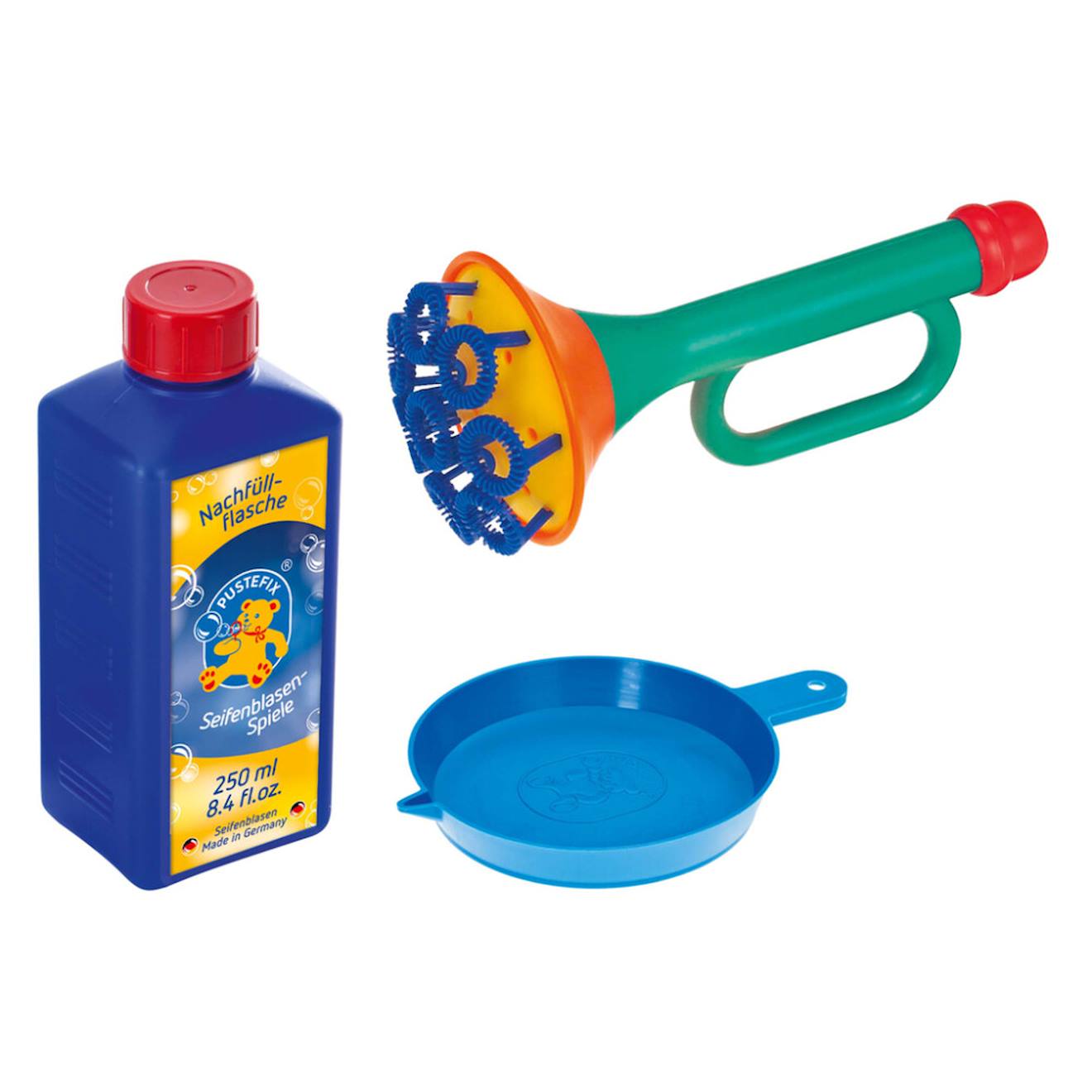 Trompette multi-souffleurs à bulles – jeu de plein air ludique pour créer des bulles de savon multicolore