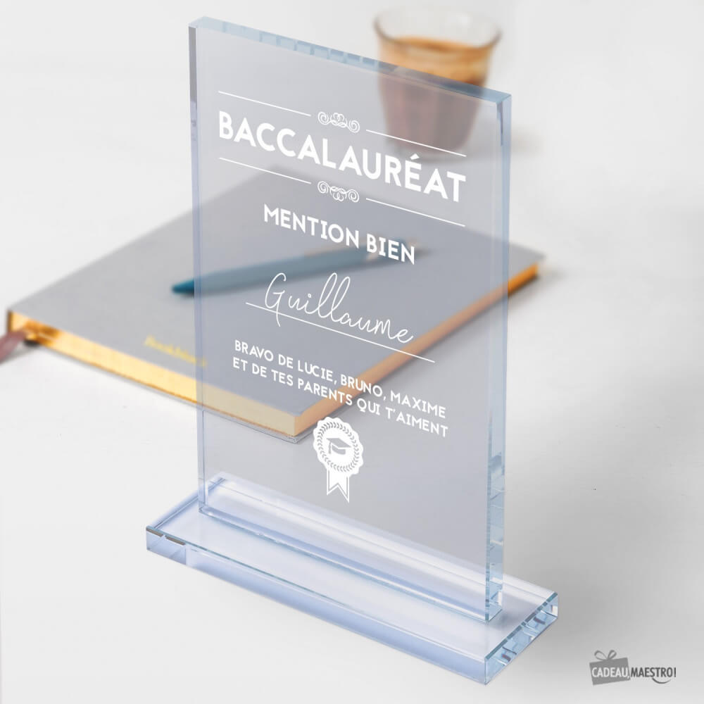 Trophée Diplôme à Personnaliser - Trophée Personnalisé