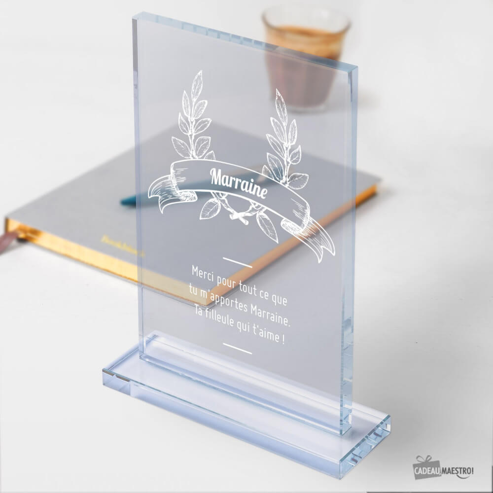 Trophée Meilleure Marraine à Personnaliser - Trophée Personnalisé