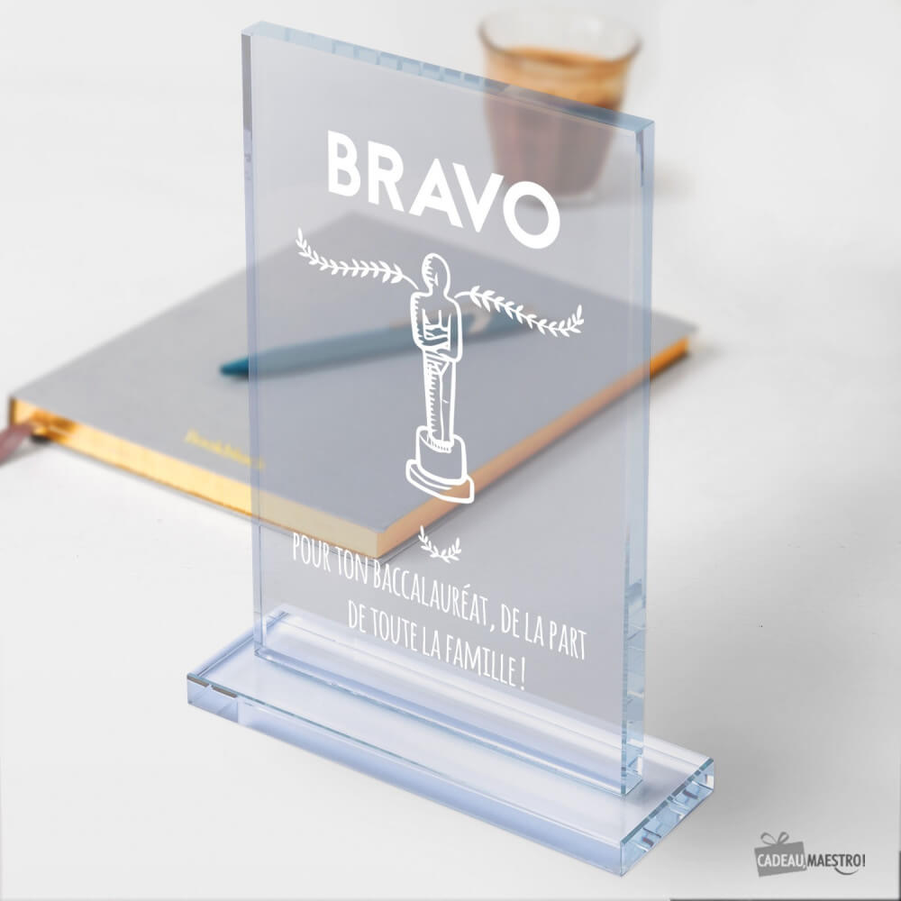 Trophée Réussite à Personnaliser - Trophée Personnalisé