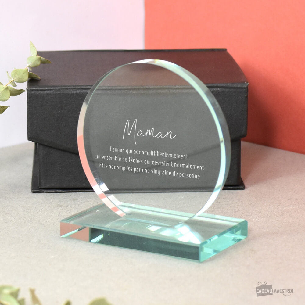 Trophée Rond à Personnaliser - Trophée Personnalisé