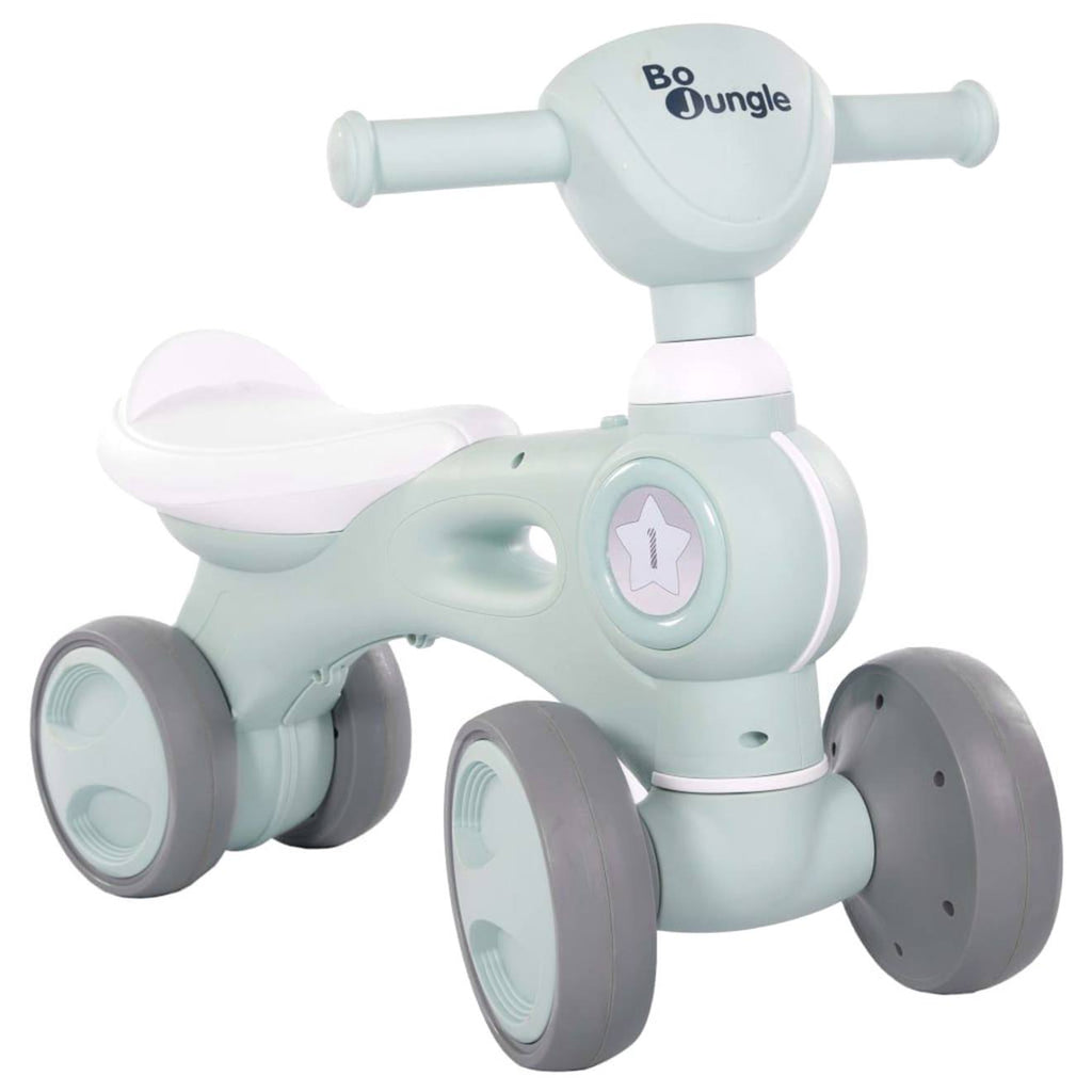 Trotteur b-bike jumpy sons et lumières vert de gris