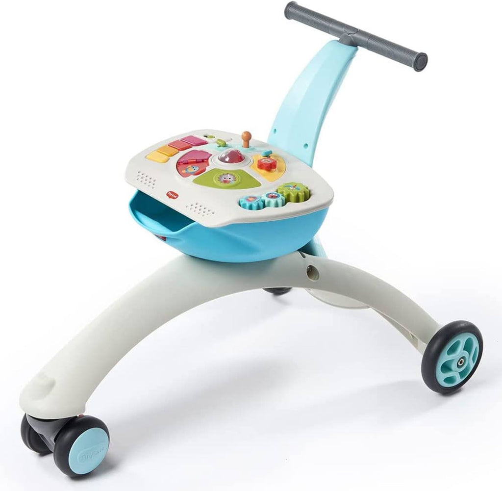 Trotteur bébé et porteur tiny rider 5 en 1 blue