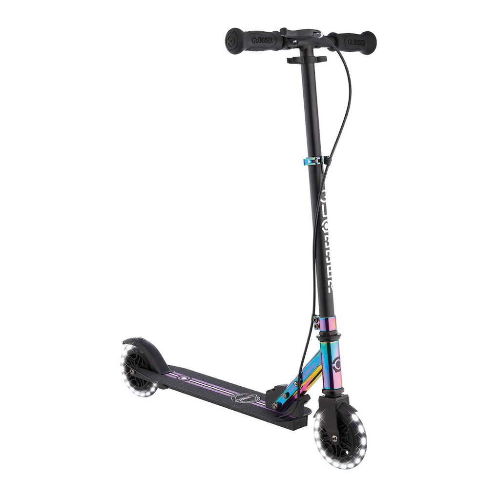 Trottinette 2 roues flow element junior lights, dès 4 ans néochrome