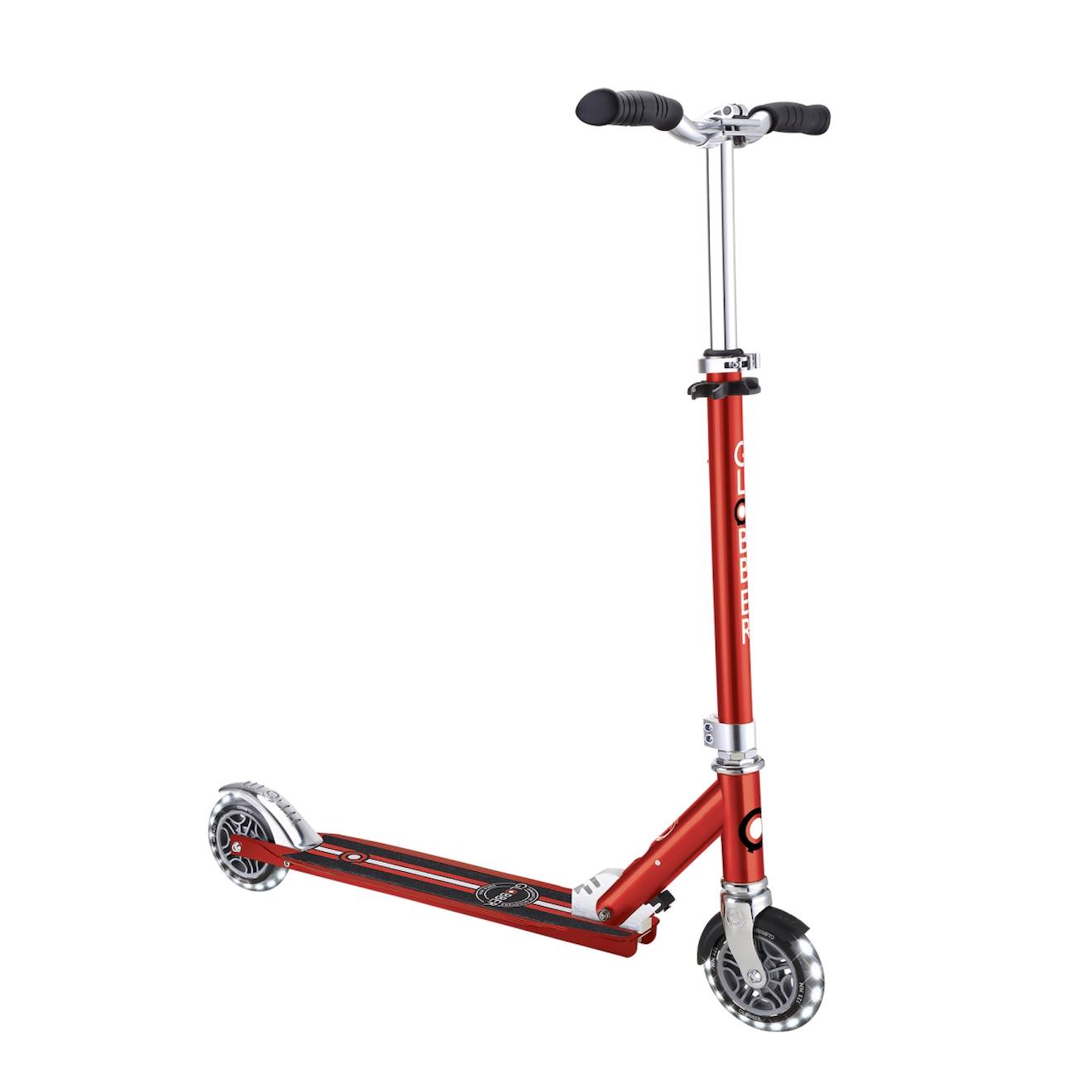 Trottinette 2 roues flow element lights rouge