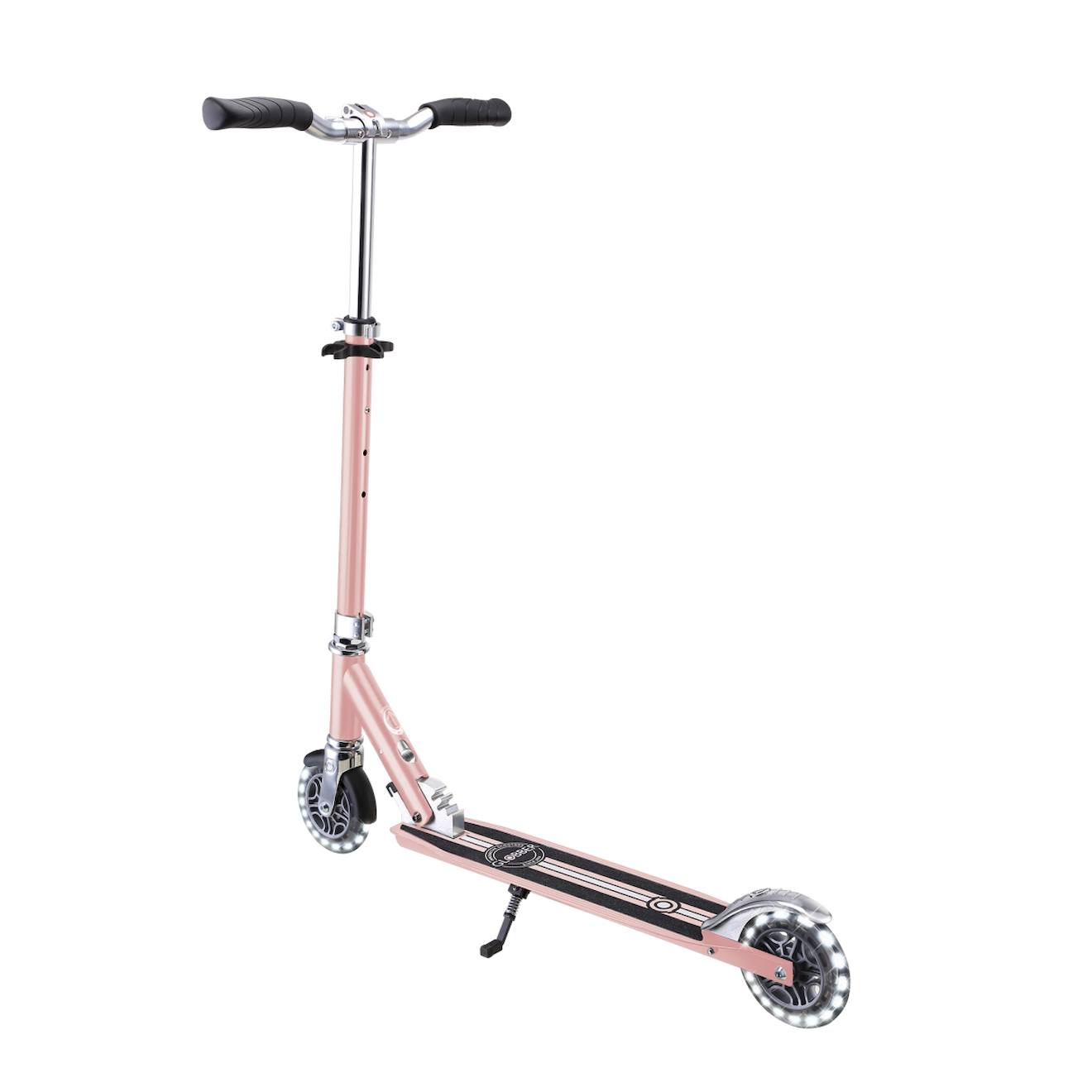 Trottinette 2 roues flow element lights rose pastel