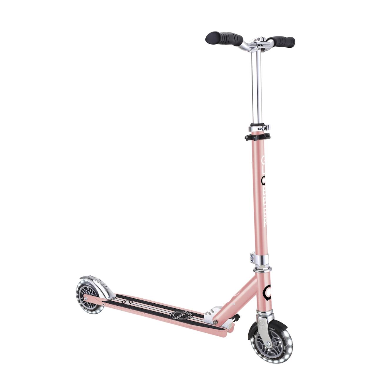 Trottinette 2 roues flow element lights rose pastel