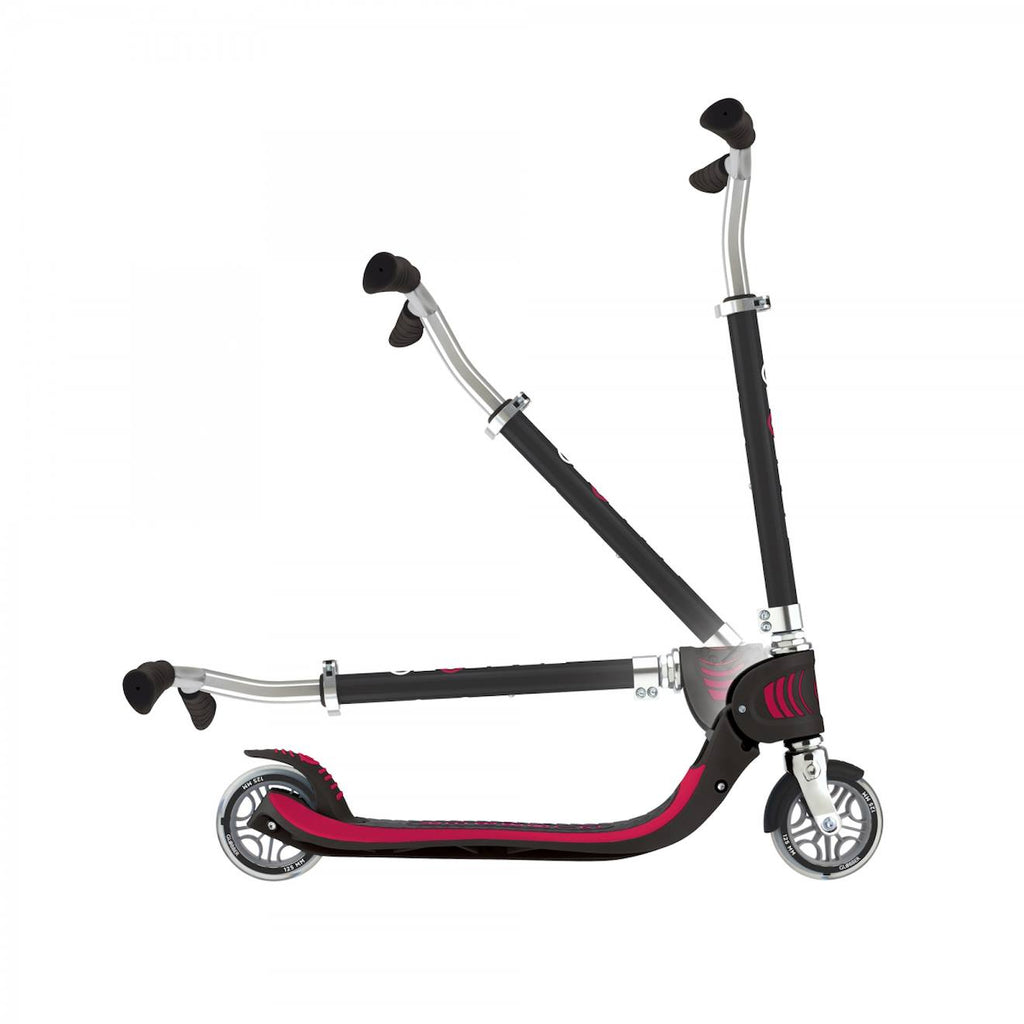 Trottinette 2 roues flow foldable 125 v2 noir-rouge