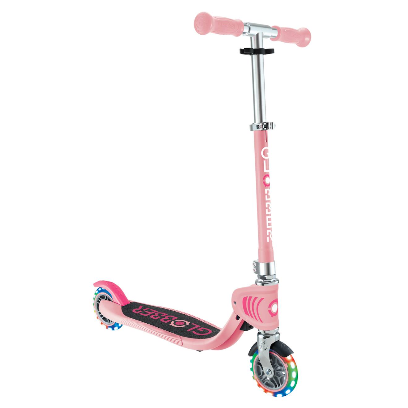Trottinette 2 roues flow foldable junior lights rose pastel
