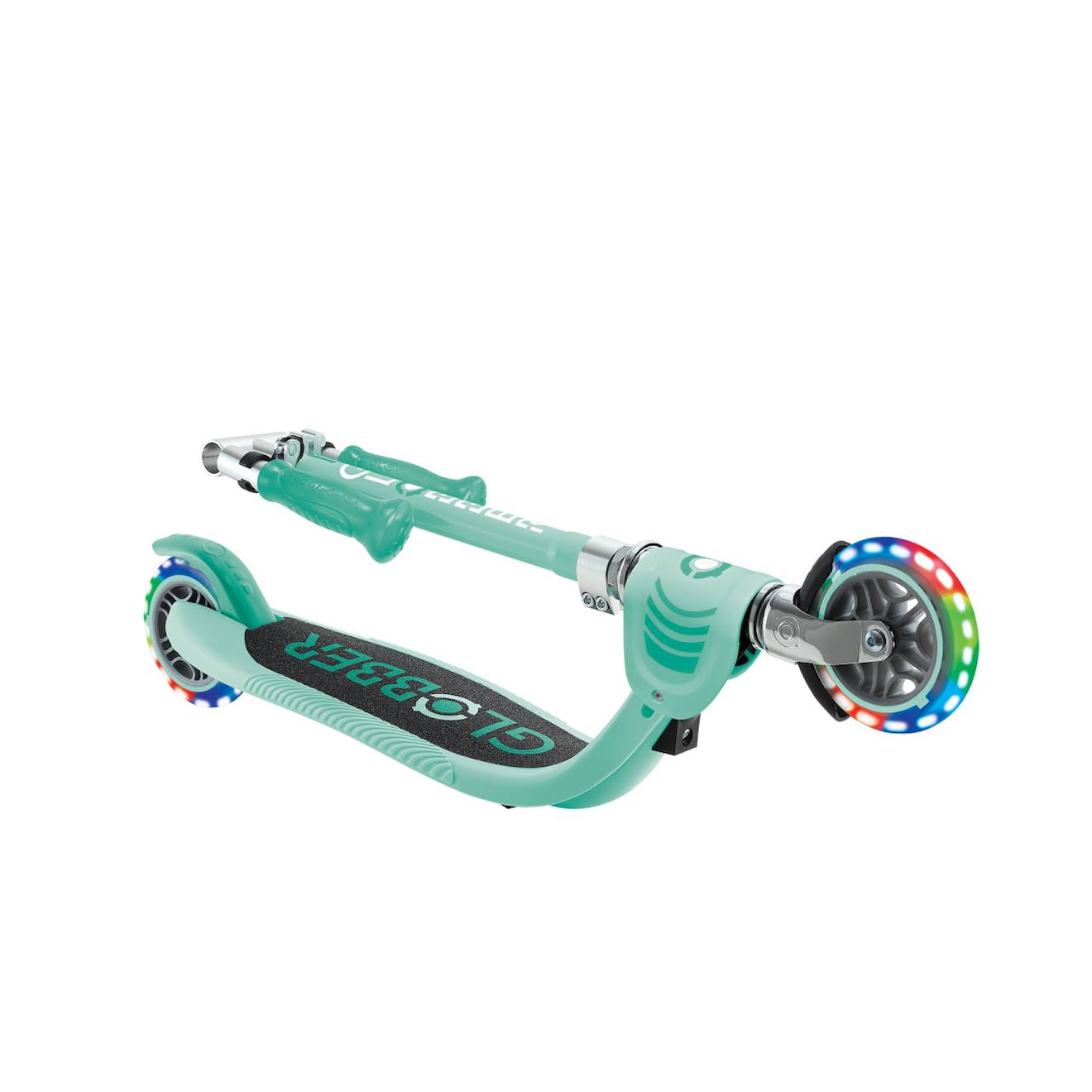 Trottinette 2 roues flow foldable junior lights vert menthe