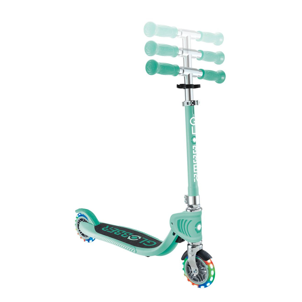 Trottinette 2 roues flow foldable junior lights vert menthe