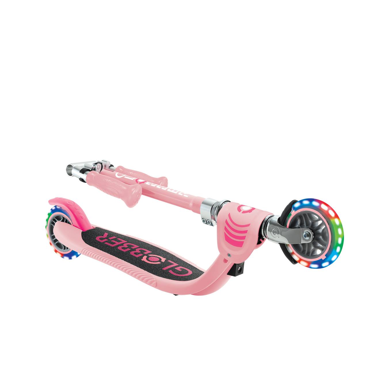 Trottinette 2 roues flow foldable junior lights rose pastel