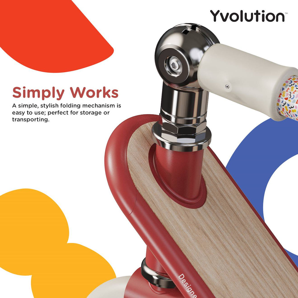 Trottinette 2 roues scoot classic – guidon réglable, frein arrière, design stable rouge