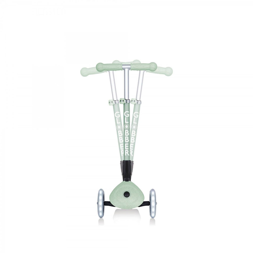 Trottinette 3 roues junior foldable lights ecologic vert pistache