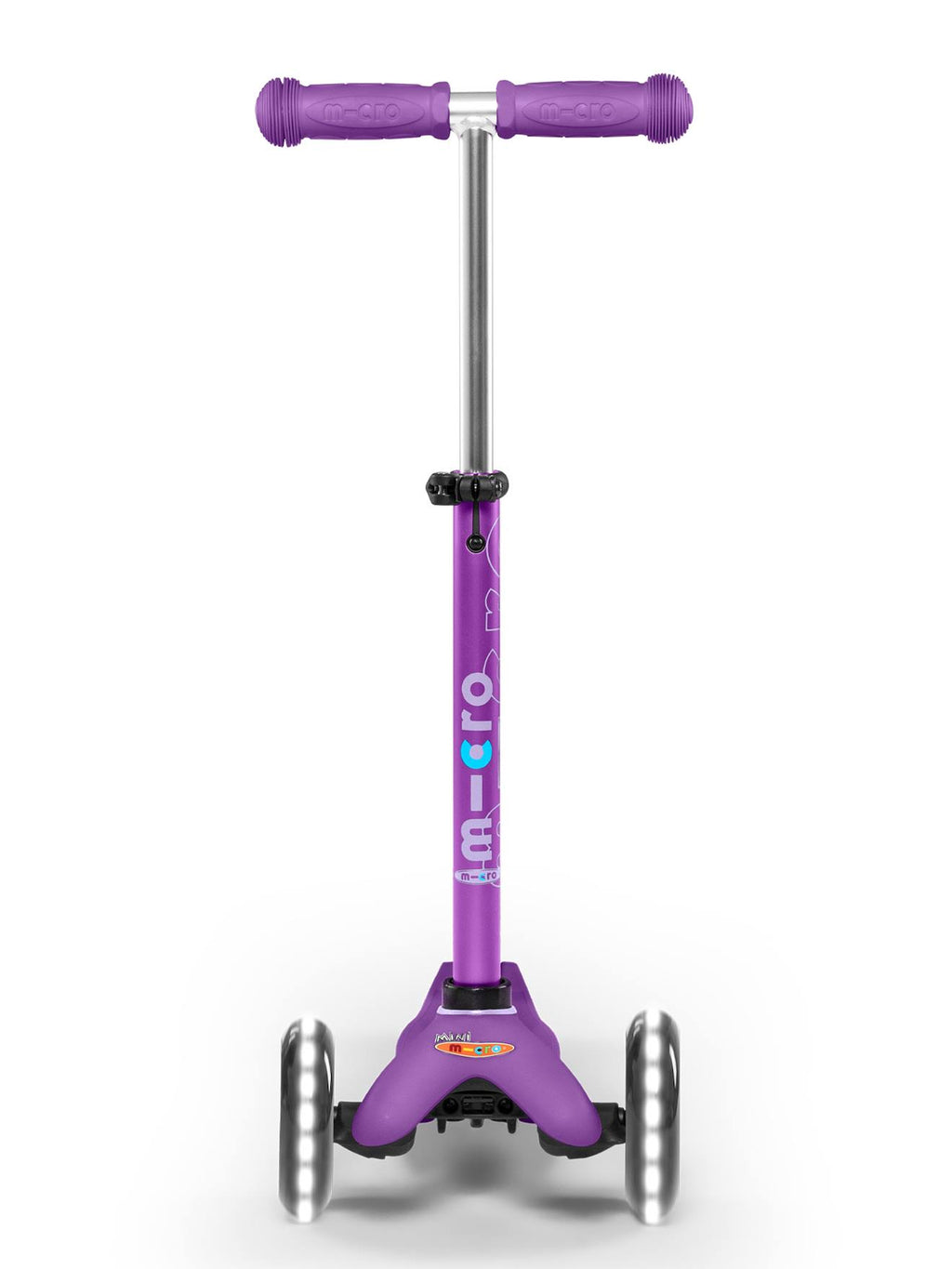 Trottinette 3 roues mini micro deluxe LED violet