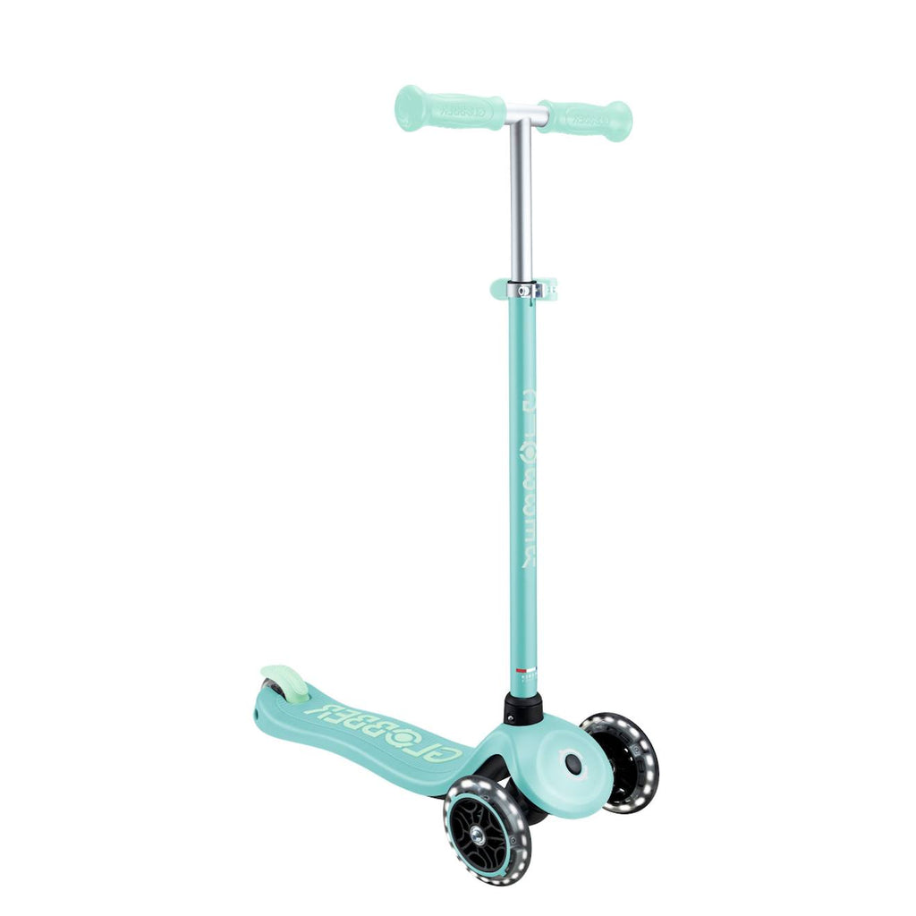 Trottinette 3 roues primo plus glow lights vert menthe