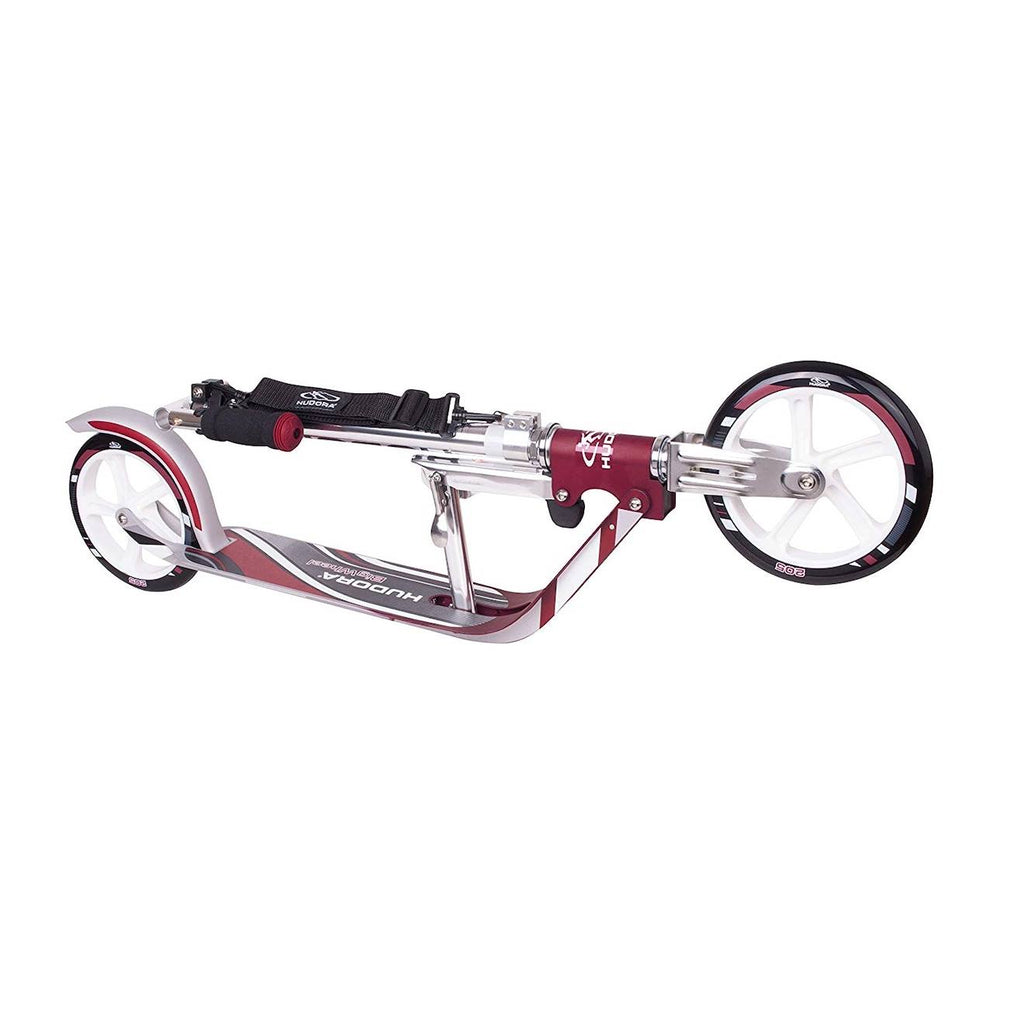 Trottinette aluminium big wheel 205 magenta / argent argent et rouge