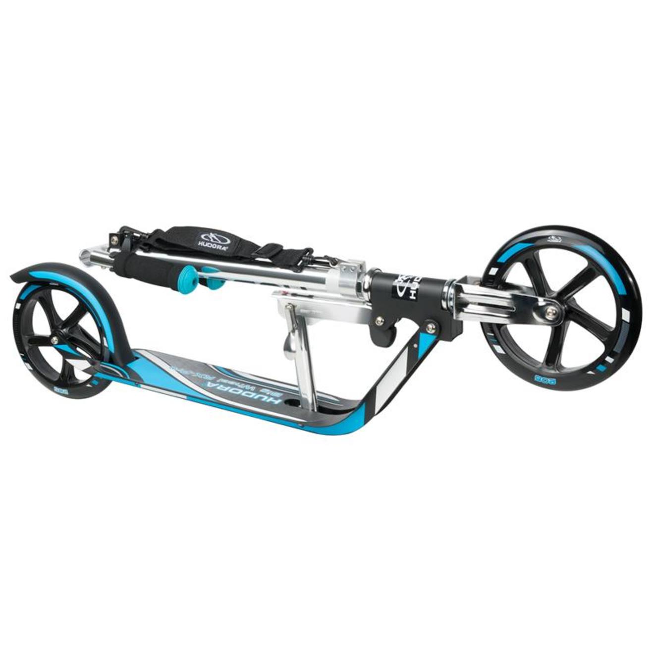 Trottinette aluminium big wheel rx-pro 205 noir et bleu