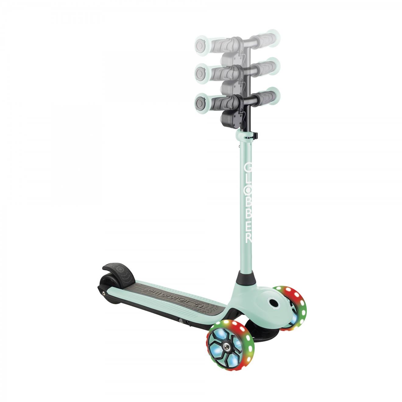 Trottinette électrique 3 roues e-motion 4 plus vert menthe